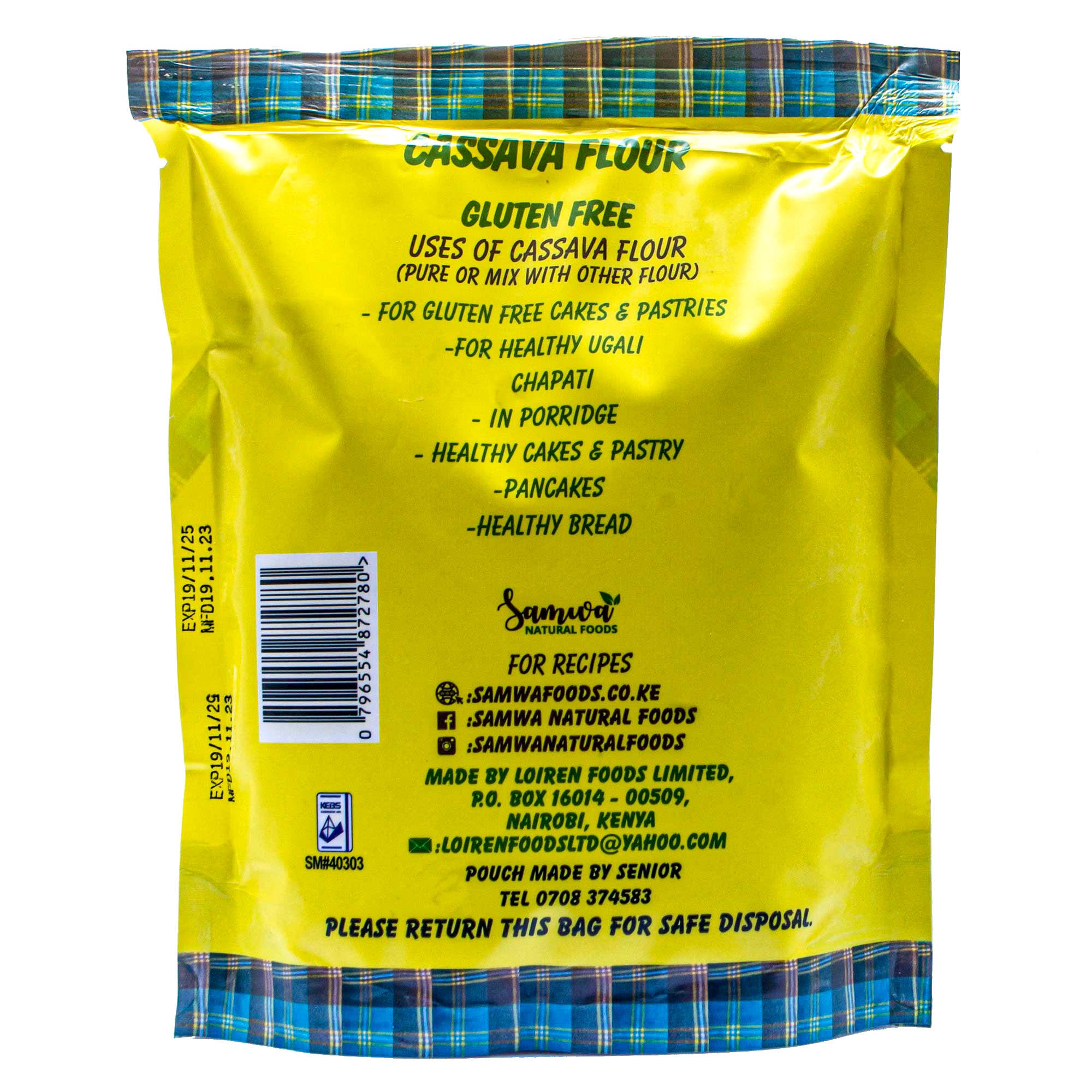 Gluten Free Cassava Flour thumbnail 2